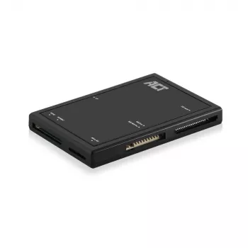 Leitor de cartões ACT USB 3.0 AC6370 CF MMC MS Duo MicroSD SDHC preto