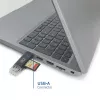 Leitor de cartões ACT USB-C/USB-A 3.0 preto