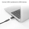 Adaptador ACT AC7376 USB-A macho para USB-C fêmea, preto