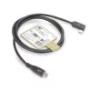 Cabo ACT USB 3.0 10Gbps 60W USB Type-C (reto) para USB Type-C (angular à esquerda/direita), 3 metros