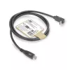 Cabo ACT USB 3.0 10Gbps 60W USB Type-C (direito) para USB Type-C (angular para cima/baixo), 2 metros