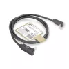 Cabo ACT USB 3.0 10Gbps 60W USB Type-C (angular para cima/baixo) para USB Type-C (angular para cima/baixo), 2 metros