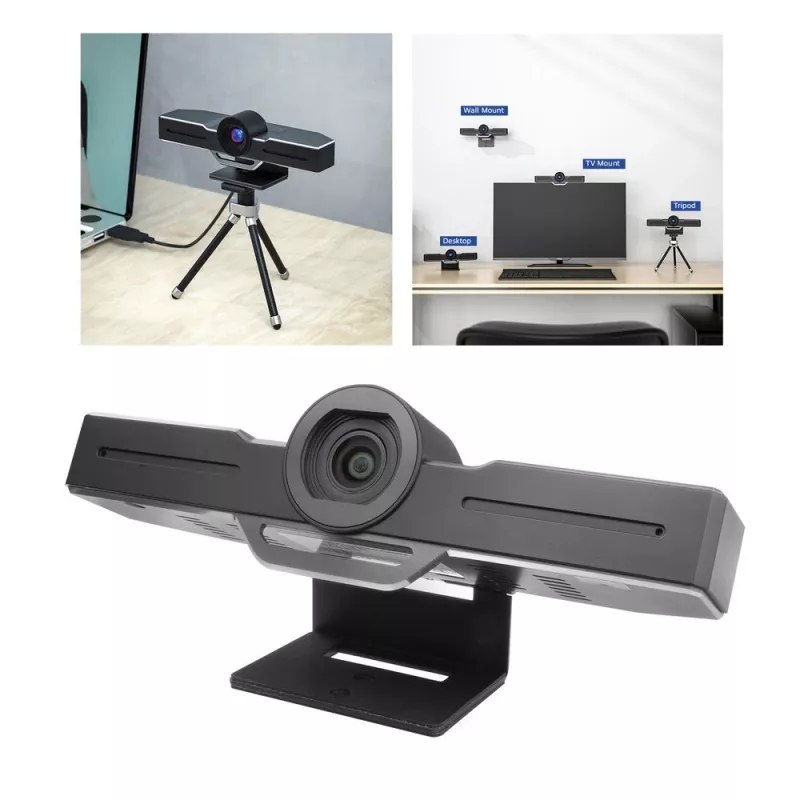 Câmara de conferência ACT Full HD com microfone, função de rotação, inclinação e zoom