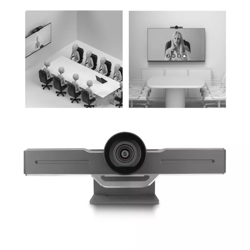 Câmara de conferência ACT Full HD com microfone, função de rotação, inclinação e zoom
