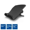 Suporte para portátil ACT AC8100 com 6 alturas ajustáveis e hub de 4 portas