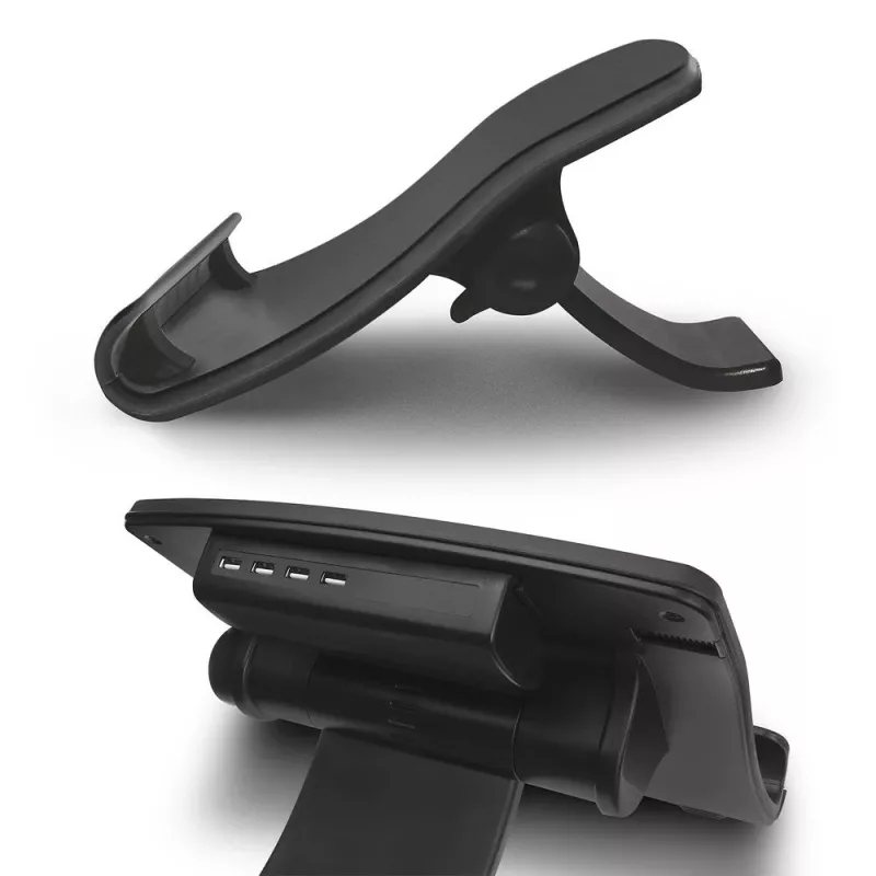 Suporte para portátil ACT AC8100 com 6 alturas ajustáveis e hub de 4 portas