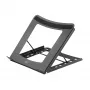 Suporte para portátil ACT AC8145 com 5 posições de altura ajustáveis, preto