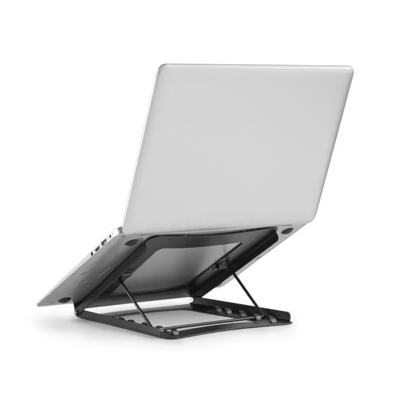 Suporte para portátil ACT AC8145 com 5 posições de altura ajustáveis, preto