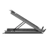 Suporte para portátil ACT AC8145 com 5 posições de altura ajustáveis, preto