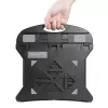 Suporte para portátil ACT AC8150 dobrável com 7 alturas ajustáveis, preto