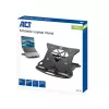 Suporte para portátil ACT AC8150 dobrável com 7 alturas ajustáveis, preto