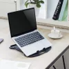 Suporte para portátil ACT AC8150 dobrável com 7 alturas ajustáveis, preto