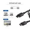 Cabo DisplayPort ACT de 1 metro, macho – macho, pino de alimentação 20 ligado