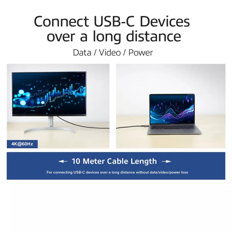 Cabo de ligação USB-C 3.2 Gen2 Active Optical (AOC) ACT, 3 m