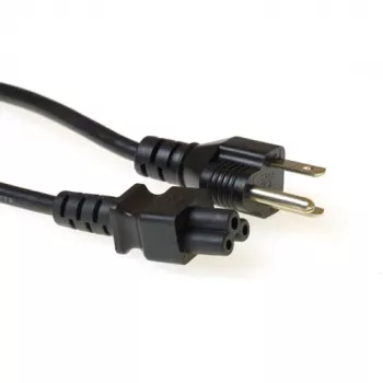 Cabo de alimentação ACT Powercord ficha EUA - C5 preto 1,8 m