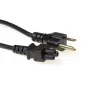 Cabo de alimentação ACT Powercord ficha EUA - C5 preto 1,8 m