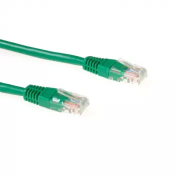 Cabo de rede patch ACT verde 3 m U/UTP CAT6 com fichas RJ45