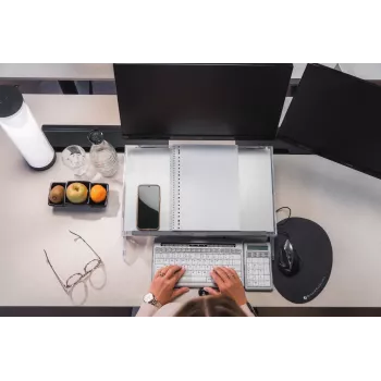 BakkerElkhuizen FlexDesk 640 com ComfortRead, secretária de altura ajustável
