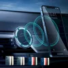 Suporte magnético para telemóvel no carro CHOETECH para iPhone 12, compatível com grelha de ventilação, suporte compacto