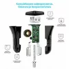 Fonte de alimentação CHOETECH C0051 dual USB-A 36W QC3.0, preto