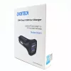Fonte de alimentação CHOETECH C0051 dual USB-A 36W QC3.0, preto