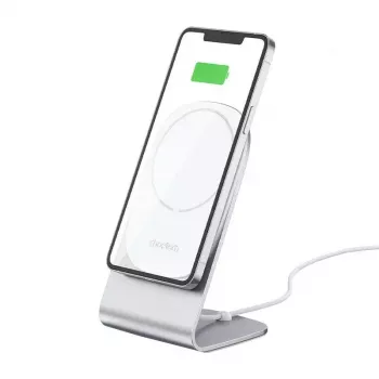 Carregador sem fios magnético CHOETECH H047 15W compatível com MagSafe carregamento rápido para smartphones