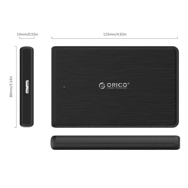 Caixa para HDD/SSD ORICO 2189C3-BK-BP