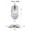 Rato Glorious Gaming Glorious Model O Regular (branco), para destro, ótico, USB Type-A, 12000 DPI, branco