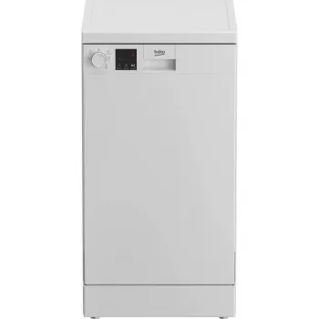 Máquina de lavar loiça estreita de instalação livre BEKO DVS05024W — 10 conjuntos de louça, 45 cm, 49 dB, classe energética E