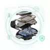 Suporte de telemóvel para automóvel CHOETECH T536-S com carregamento sem fios 10W, montagem no painel/para-brisas