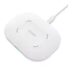 Base de carregamento sem fios CHOETECH T550-F-v2 15W branco — carregador sem fios rápido 15W compatível com Qi