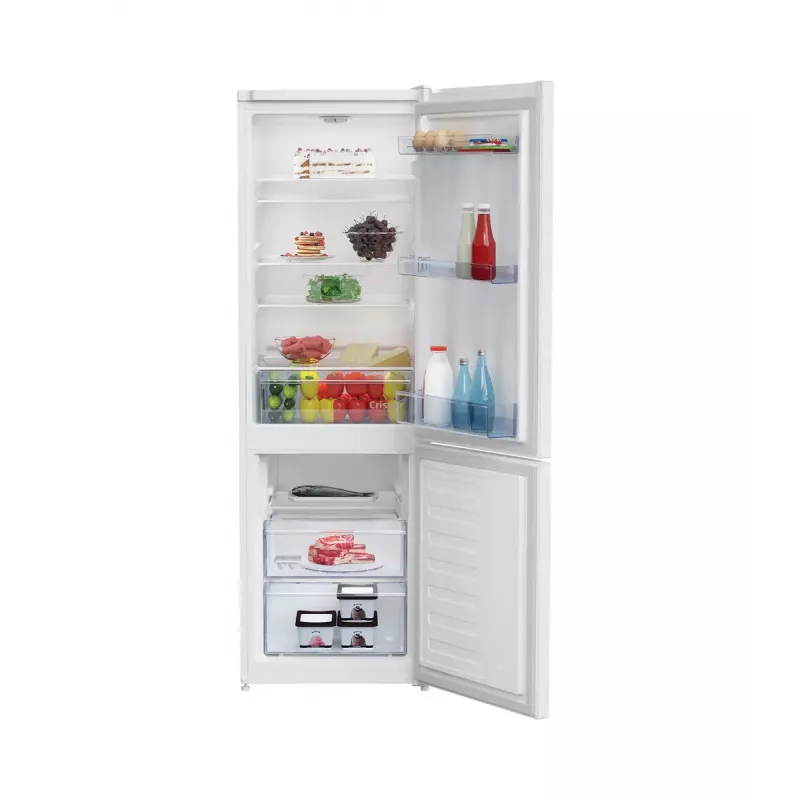 Combinado frigorífico-congelador BEKO RCSA270K40WN, independente, 262 L total (175 L frigorífico / 87 L congelador), 1708 mm, branco