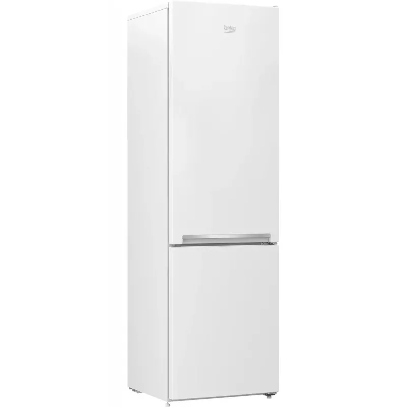 Frigorífico independente BEKO RCSA300K40WN, 291 L total (204 L frigorífico, 87 L congelador), classe E, porta reversível, LED, 181,3 cm, branco
