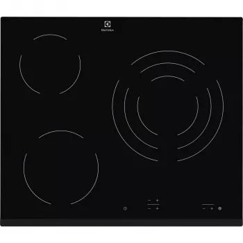 Placa de fogão vitrocerâmica Electrolux EHF6232FOK preta 60 cm