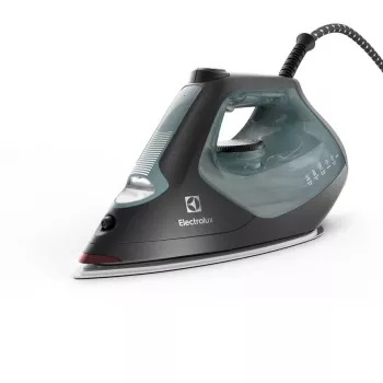 Ferro de engomar a vapor Electrolux E7SI2-6OG base RESILIUM 2600 W preto, verde-escuro