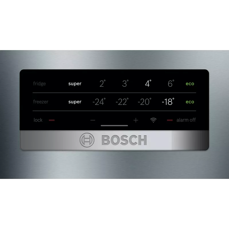 Combinado de frigorífico e congelador Bosch Serie 4 KGN49XLEA de livre instalação 438 L aço inoxidável
