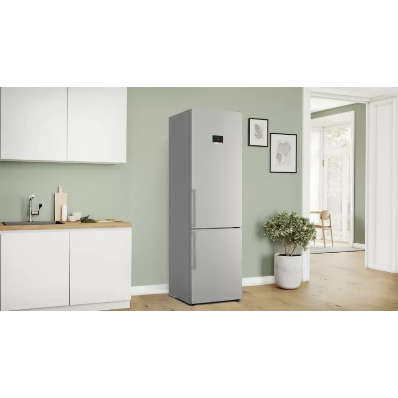 Combinado de frigorífico e congelador Bosch Serie 6 KGN39AIBT de livre instalação 363 L aço inoxidável