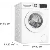 Máquina de lavar roupa Bosch Serie 6 WGG242Z2SN carga frontal 9 kg 1200 rpm branco