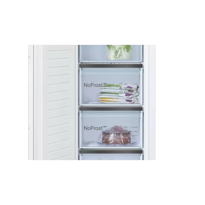 Congelador Bosch Serie 8 GIN81HNE0 congelador vertical de encastrar 212 L branco