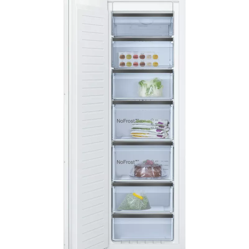 Congelador Bosch Serie 8 GIN81HNE0 congelador vertical de encastrar 212 L branco