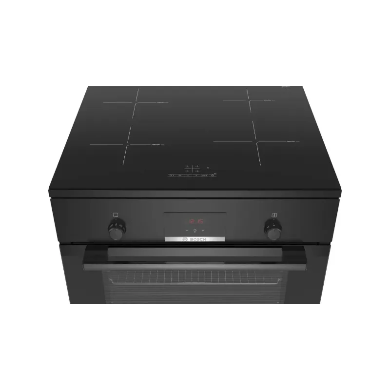 Fogão Bosch Serie 4 HLN39A060U fogão de livre instalação placa elétrica placa de indução por zonas preto