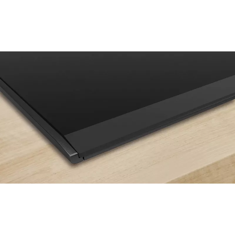 Placa de cozinha Bosch Serie 6 PVQ895H26E preta integrada 80 cm placa de indução por zonas 4 zonas exaustor integrado