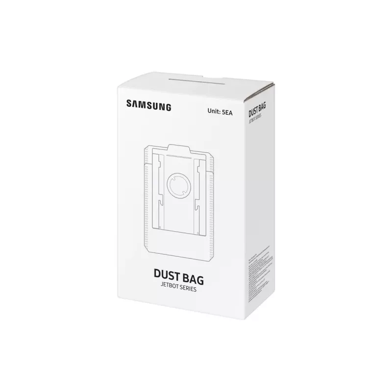 Sacos de aspirador Samsung VCA-RDB95 para aspirador robô branco 5 unidades