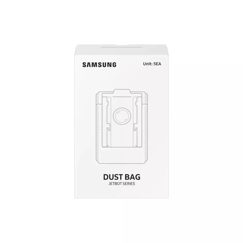 Sacos de aspirador Samsung VCA-RDB95 para aspirador robô branco 5 unidades