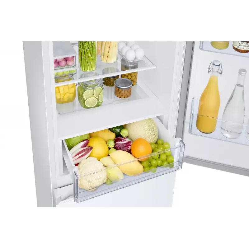 Frigorífico de livre instalação Samsung RB34C670EWW/EF — 344 L de volume total, zona de refrigeração 230 L, zona de congelação 114 L, No Frost, branco