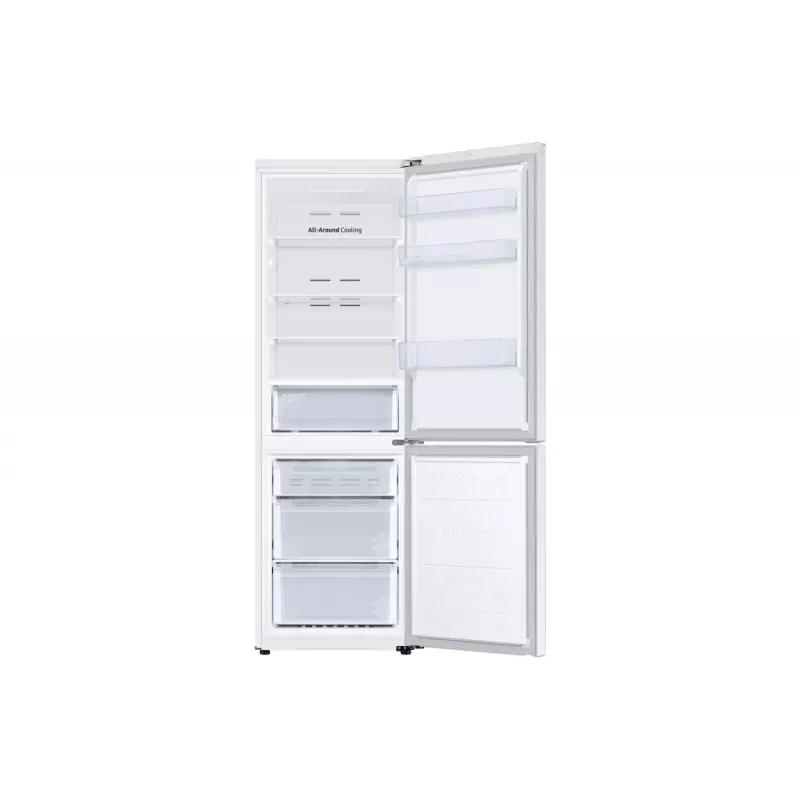 Frigorífico de livre instalação Samsung RB34C670EWW/EF — 344 L de volume total, zona de refrigeração 230 L, zona de congelação 114 L, No Frost, branco