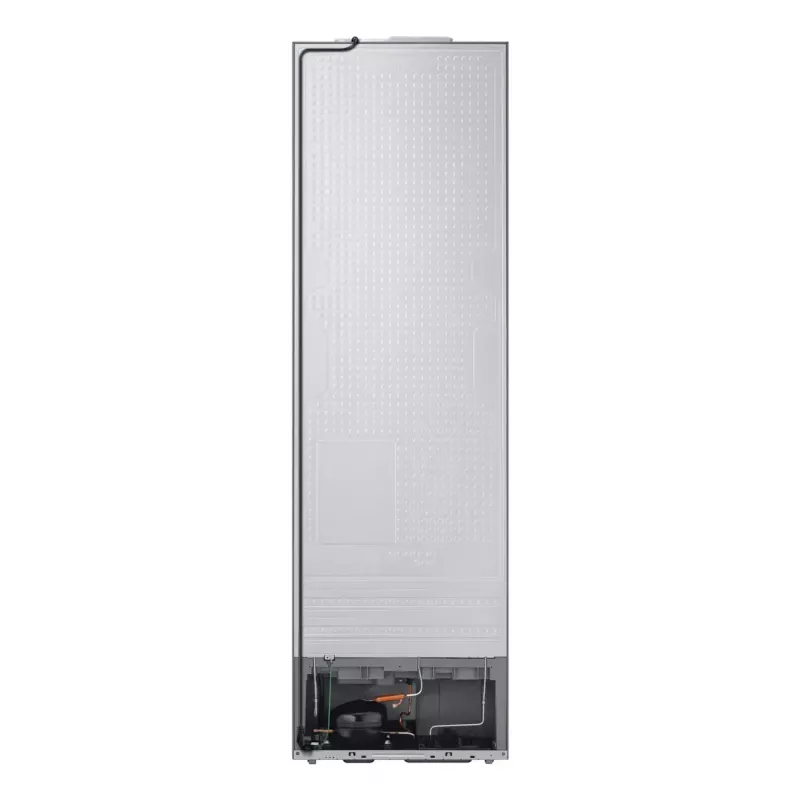 Frigorífico de livre instalação Samsung RB38C6B2E22 com No Frost, abertura da porta à direita, 35 dB, classe de eficiência energética E, capacidade de congelação 8 kg/24h, 4 prateleiras, 2 gavetas de legumes, preto