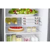 Frigorífico de livre instalação Samsung RB38C6B2E22 com No Frost, abertura da porta à direita, 35 dB, classe de eficiência energética E, capacidade de congelação 8 kg/24h, 4 prateleiras, 2 gavetas de legumes, preto