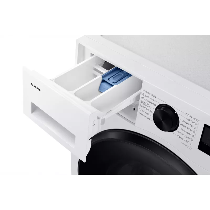 Máquina de lavar e secar roupa Samsung WD90DG5G34BELE carga frontal de livre instalação branco