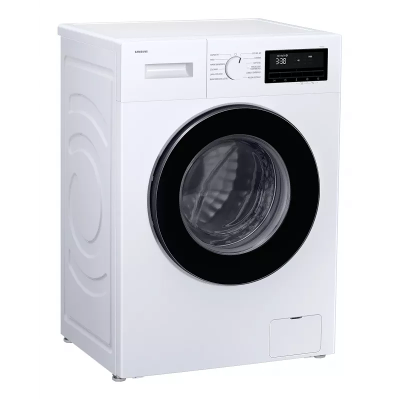 Máquina de lavar roupa Samsung WW80FG3M05AWLF de carregamento frontal 8 kg 1400 rpm branco